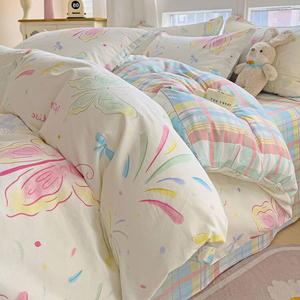 LUOLAI HOME Комплект постельного белья 4 предмета, размер 150 см, для одеяла 200x230 см