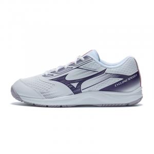 Mizuno Износостойкие кроссовки с низким верхом, унисекс, белые, фиолетовые