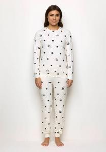 Пижамный комплект Yamamay LAZY PANDA SET, Almond With Print/Mottled Beige