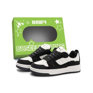 BEIER Износостойкие дышащие низкие скейтбордские кроссовки для увеличения роста унисекс синие, цвет Blue