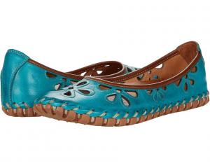 Туфли на плоской подошве Spring Step Rayely, цвет Turquoise Leather