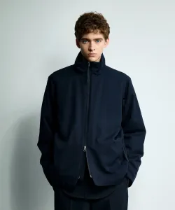 Куртка из шерсти (не мюля) на молнии КОЛОНКА Column, цвет Navy