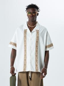 Повседневная рубашка VAMOS CLO Comfort fit Button Up Shirt Stockton, белый