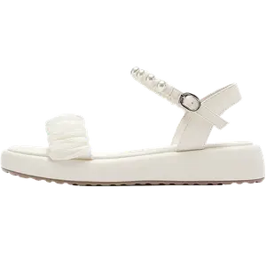 DAPHNE Женские сандалии на одной застежке экрю, цвет Ecru