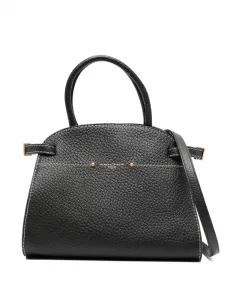 Сумка-тоут Farah из зернистой кожи GIANNI CHIARINI, черный