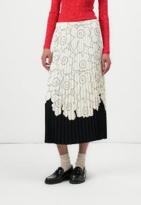 Юбка Marimekko PIIRU PIIRTO UNIKKO PLACEMENT, Black/Off White/Black