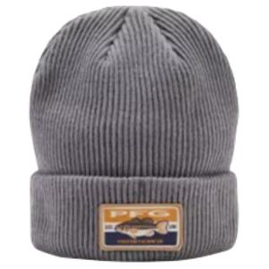 Акриловая шапка унисекс серая Columbia, серый