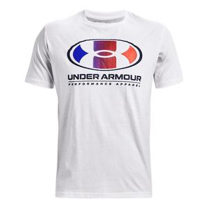 Футболка multi color lockertag t-shirt 'white multi' Under Armour, белый