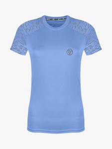 Женская светоотражающая футболка REFLECT360 для бега с короткими рукавами Proviz, Sky Blue