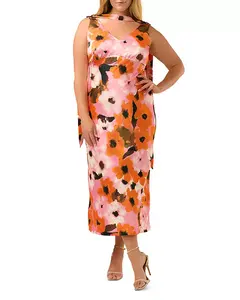 Атласное платье Фрейи Estelle Plus, мультиколор