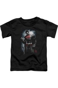 Супермен Свет Солнца футболка с коротким рукавом для малышей Gildan, черный