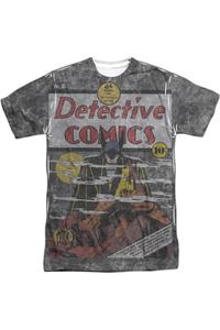 DC Comics Detective #31 Cover Короткий рукав для взрослых 100% полиэстер Crew Tee / футболка Gildan, белый