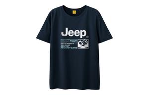 Футболка Unisex Crew Neck Moderate Straight Fit Jeep, темно-синий