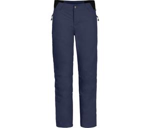 BERGSON Легкие утепленные брюки-дождевики, водонепроницаемость 12000 мм водяного столба, синие