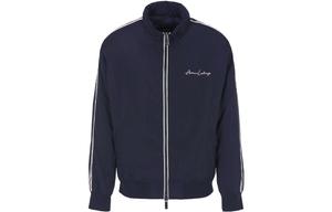 Полосатая куртка-бомбер ARMANI EXCHANGE, морской синий