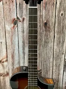 Акустико-электрогитара Ibanez AEWC400, цвет Amber Sunburst, глянцевая