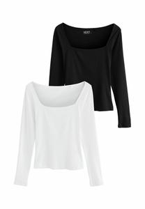Топ Next 2 PACK ., Black White/Black