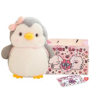 Милый пингвин сбегает из школы плюшевая кукла высота 25см/35см Love of wormwood