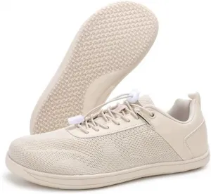 Мужские кроссовки для бега, прогулок и походов. Легкие дышащие спортивные туфли с мягкой подошвой для скалолазания, ходьбы, занятий в спортзале и повседневной носки Qacksv, бежевый