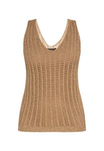 Вязаный топ faina, золотой