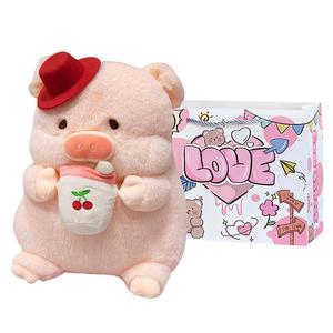 Очаровательная плюшевая игрушка поросенок молочный чай, плюшевая кукла, высота 35см/45см Julebaby