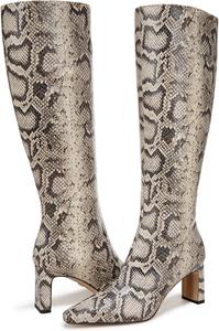 Ботинки Sam Edelman Sylvia Wide Calf, цвет Roccia Python Wide Calf