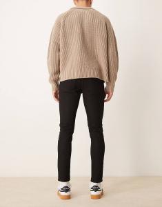 Черные джинсы скинни New Look