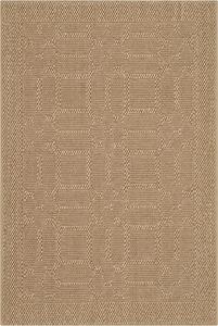 Ковер SAFAVIEH, 61 x 92 см, Palm Beach Collection, Maize, дизайн из сизаля и джута, идеально подходит для помещений с высокой проходимостью: прихожая, гостиная, спальня (PAB323M)