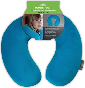 Подушка для шеи WORLDPACK *бирюзовая Worldpack