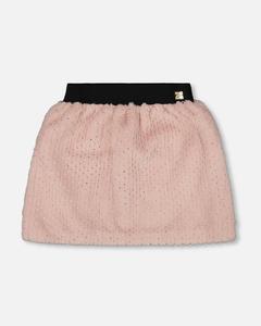 Детская юбка из искусственного меха, розовая Deux par Deux, Dusty pink