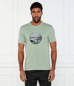 Футболка с графическим принтом Regular fit Boss Green, зеленый