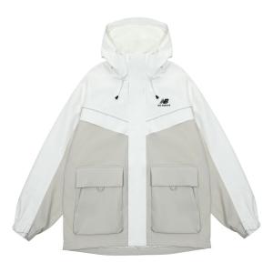 Куртка New Balance Windproof Jacket 'White Grey', белый