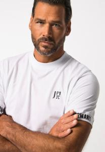 Футболка с принтом FOOTBALL SHORT SLEEVE WITH GERMANY JP1880, белый