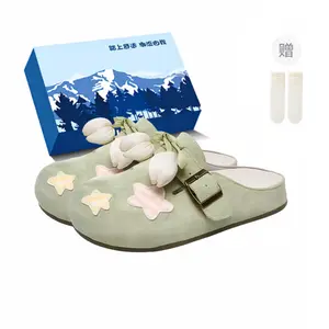 Fawn Miri Женские сандалии с закрытым носком, устойчивые к запахам, зеленые