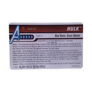 Удостоверение личности - Халк, Marvel HeroClix - Age of Ultron Organized Play - Singles