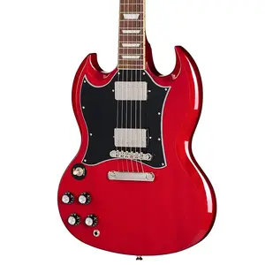 Электрогитара Epiphone SG Standard для левшей с премиальной сумкой - цвет Вишня