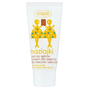 Зубная паста с фтором для детей 6+, 50 мл Ziaja Maziajki