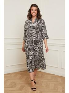 Платье Curvy Lady, серо-черный