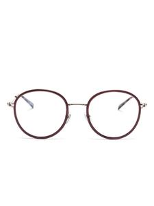 Очки в круглой оправе Gucci Eyewear, коричневый