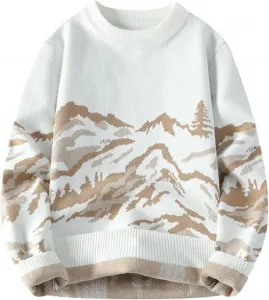 Свитер с полувысоким воротником в корейском стиле OAKVERVE