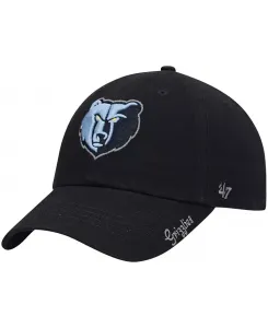 Женская регулируемая кепка Memphis Grizzlies Miata Clean Up Logo в темно-синем цвете '47 Brand