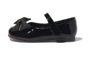 ABC DOUKIDS Дышащие и износостойкие низкие детские кожаные туфли для детей ABCdoukids, черный