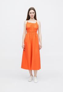 Платье Tommy Hilfiger SMOCK STRAP DRESS, Brilliant Orange/Orange