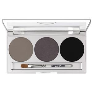Тени для век eye shadow smokey trio Kryolan, smokey grey, вес 7.5 гр.