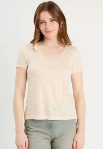 Iridescente kurzarm basic tshirt Cache Cache, Couleur Or