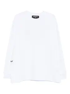 Свитшот с длинными рукавами Patrizia Pepe, белый