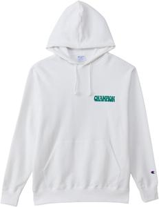 Мужская базовая толстовка Champion с длинными рукавами, из французского махрового хлопка, с капюшоном и графическим логотипом, размер C3-C120/C3-C120L, белый