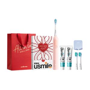Электрическая зубная щетка p10 для взрослых автоматическая, щетка с амортизирующей чистящей головкой и зарядкой через usb, коробка p10 Usmile