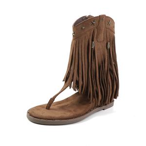 Римские сандалии женские Su Yanjiao, коричневый