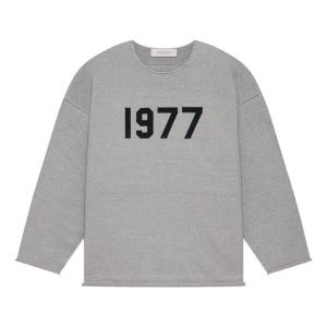 Толстовка Fear of God Essentials SS22 Raw edge sweater Dark Oatmeal 1977